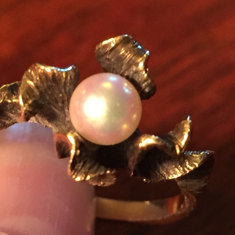 Pearl Ring Gold